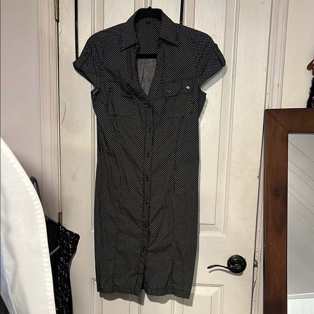 Black and White Polka Dot Dress